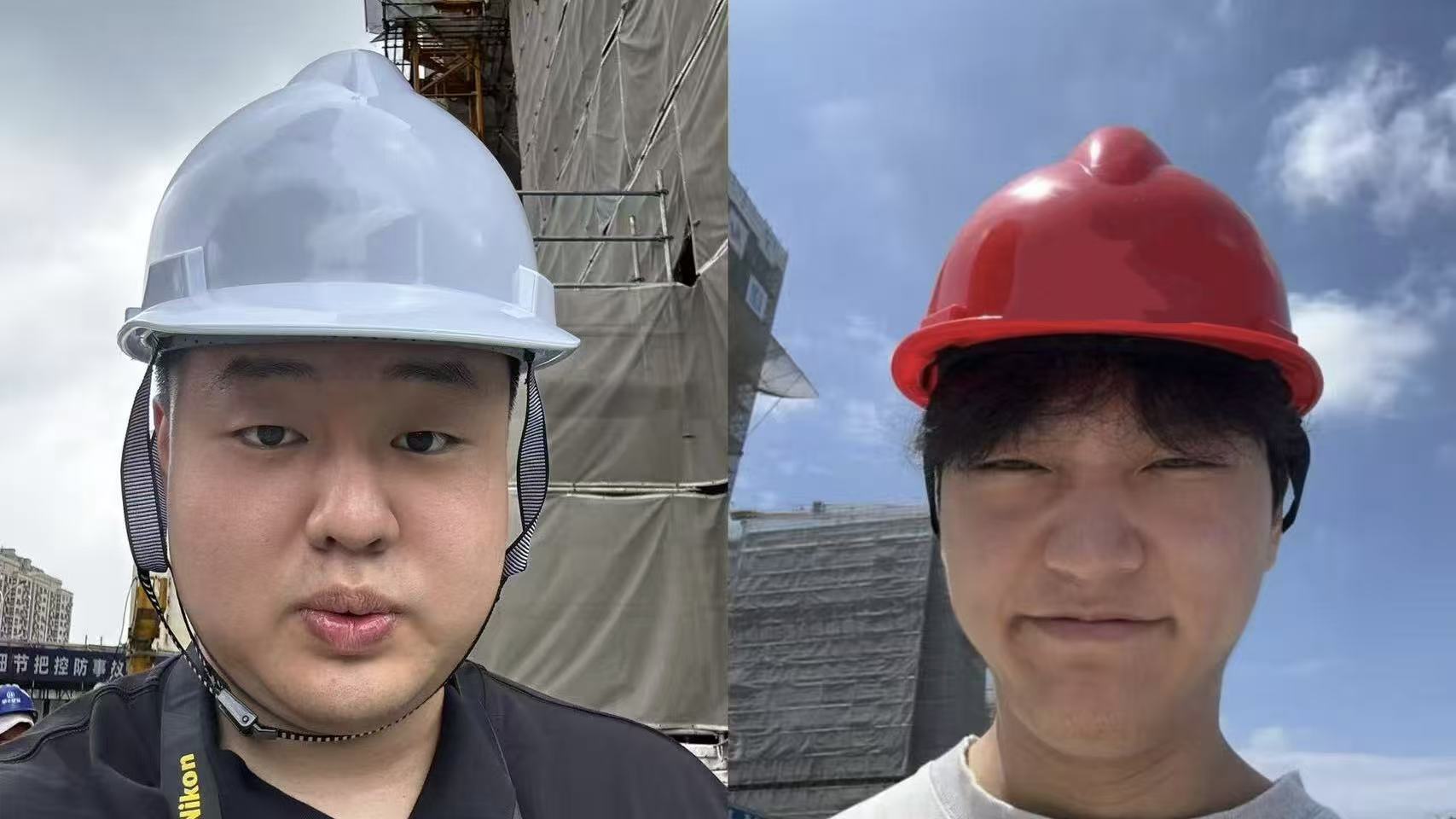 两位产品工程师在建筑项目现场开展调研